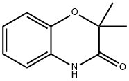 2,2-二甲基-2H-1,4-苯并恶唑-3(4H)-酮 结构式
