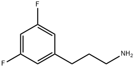 3,5-二氟苯丙胺 结构式