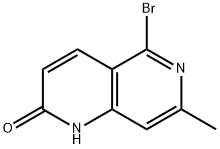 5-溴-7-甲基-1,6-萘二酮 结构式