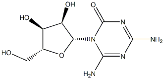 6-氨基-5-氮杂胞苷 结构式