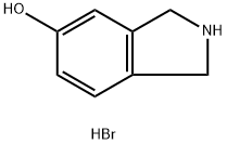 异吲哚啉-5-醇氢溴酸盐 结构式