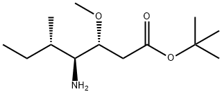 (3R,4S,5S)-tert-butyl 4-aMino-3-Methoxy-5-Methylheptanoate 结构式