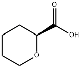 (2S)-四氢吡喃-2-甲酸 结构式