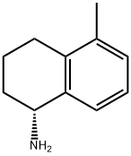 (1R)-5-甲基-四氢萘基-1-胺 结构式