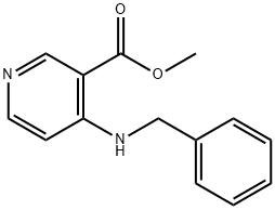 4-(苄氨基)烟酸甲酯 结构式