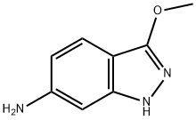 3-Methoxy-1H-Indazol-6-aMine 结构式