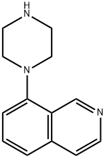 8-Piperazin-1-yl-isoquinoline 结构式