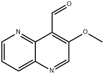 3-甲氧基-1,5-萘啶-4-甲醛 结构式