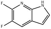 5,6-Difluoro-7-azaindole 结构式