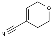 3,6-二氢-2H-吡喃-4-甲腈 结构式