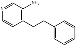 4-苯乙基吡啶-3-胺 结构式