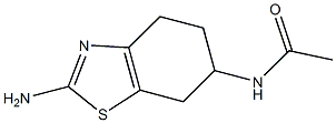 6-乙酰胺基-2-氨基-4,5,6,7-四氢苯并噻唑 结构式