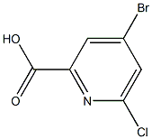 4-BroMo-6-chloropicolinic acid 结构式