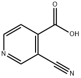 3 - 氰基异烟酸 结构式