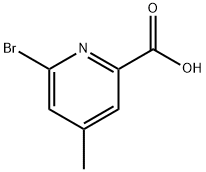6-溴-4-甲基吡啶-2-甲酸 1G 结构式