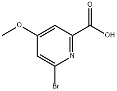 6-溴-4-甲氧基皮考啉酸 结构式