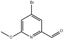 4-溴-6-甲氧基吡啶甲醛 结构式