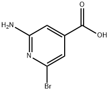 2-氨基-6-溴异烟酸 结构式