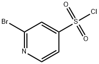 2-溴-4-吡啶磺酰氯 结构式