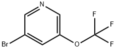3-溴-5-三氟甲氧基吡啶 结构式