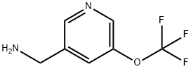 C-(5-TrifluoroMethoxy-pyridin-3-yl)-MethylaMine 结构式