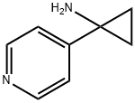 1-(吡啶-4-基)环丙胺 结构式