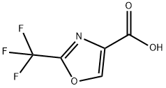 2-(三氟甲基)恶唑-4-羧酸 结构式