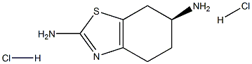 (S)-4,5,6,7-四氢苯并[D]噻唑-2,6-二胺(盐酸盐) 结构式