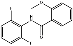 N-(2,6-二氟苯基)-2-甲氧基苯甲酰胺 结构式