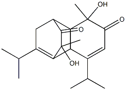 3,10-二羟基-5,11-二薄荷二烯-4,9-二酮 结构式