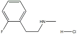 2-氟-N-甲基苯乙胺盐酸盐 结构式