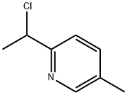 2-(1-氯乙基)-5-甲基吡啶 结构式