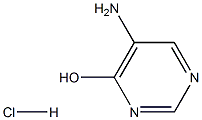 5-氨基嘧啶-4(3H)-酮盐酸盐 结构式
