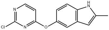 5-((2-chloropyriMidin-4-yl)oxy)-2-Methyl-1H-indole 结构式