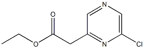 2-(6-氯吡嗪-2-基)乙酸乙酯 结构式