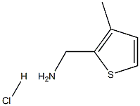 (3-甲基噻吩-2-基)甲胺盐酸盐 结构式