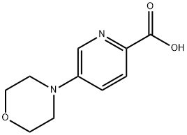 5-N-吗啉基皮考啉酸 结构式