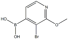 3-BroMo-2-Methyoxypyridine-4-boronic acid 结构式