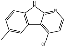 6-甲基-4-氯-1-氮杂-9H-咔唑 结构式