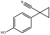 1-(4-HYDROXYPHENYL)CYCLOPROPANECARBONITRILE 结构式