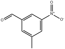 3-甲基-5-硝基苯甲醛 结构式