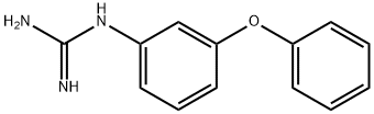 3-苯氧基苯基胍 结构式