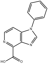 1-phenyl-1H-iMidazo[4,5-c]pyridine-4-carboxylic acid 结构式
