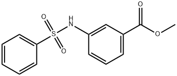 Methyl 3-benzenesulfonaMidobenzoate 结构式