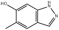 5-甲基-6-羟基-吲唑 结构式