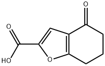 4-氧代-4,5,6,7-四氢苯呋喃-2-羧酸 结构式