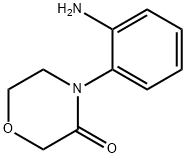 4-(2-氨基苯基)-3-吗啉酮 结构式