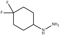 (4,4-difluorocyclohexyl)hydrazine 结构式