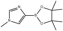 1-Methyl-4-(4,4,5,5-tetraMethyl-[1,3,2]dioxaborolan-2-yl)-1H-iMidazole 结构式