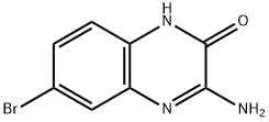 3-氨基-6-溴喹喔啉-2-醇 结构式